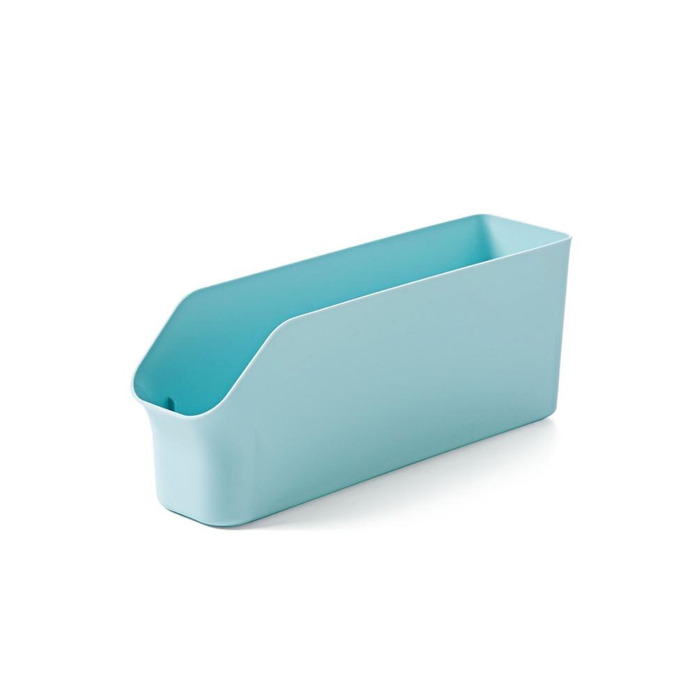 Refrigerator Organizer Containers Rectangle Cabinet Storage Box Kitchen Plastic Spice Storage Containers Food Container Storage: M Blue