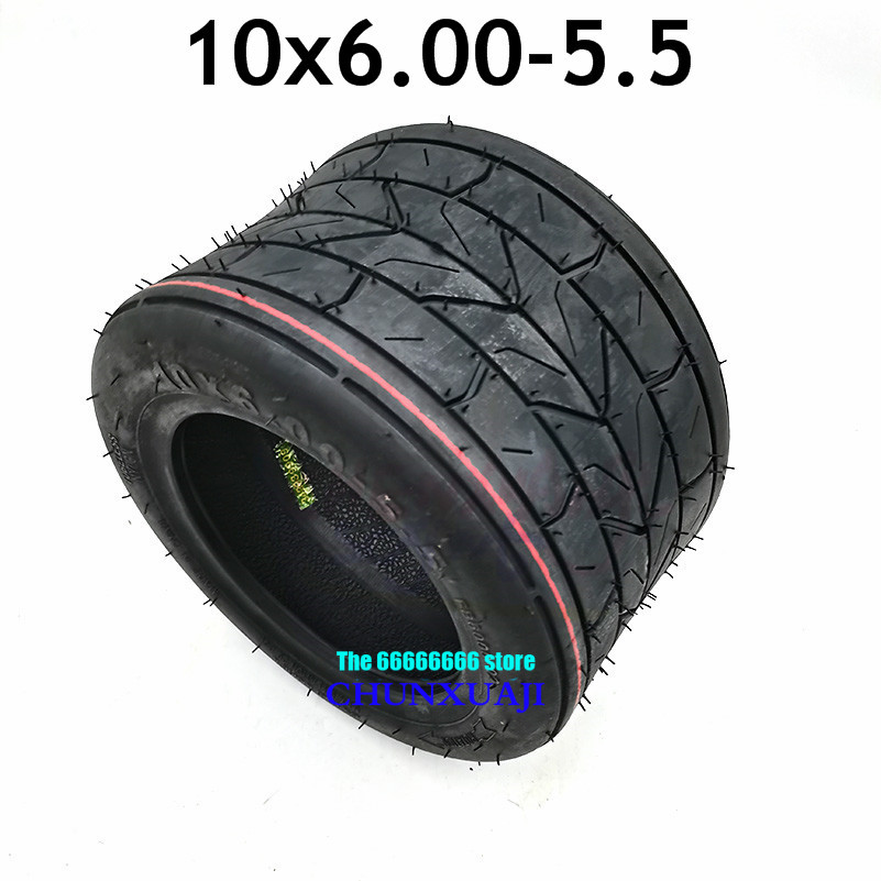 tubeless tire 10*6.00-5.5 tire motorcycle vacuum Road electric scooter motor tube 10 inch widened tire 10x6.00-5.5