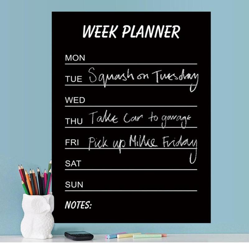 Removable Blackboard Sticker PVC Waterproof Children Graffiti Writing Board Blackboard Learning Office School Office Supplies