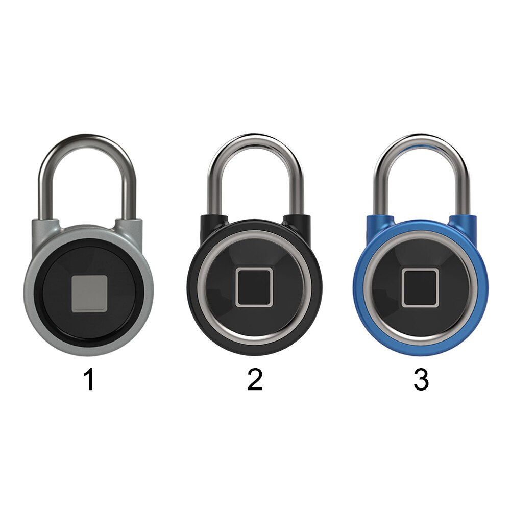 Box Keyless Safety Padlock Door Lock Fingerprint Unlocking Monitor Bluetooth Cabinets Smart