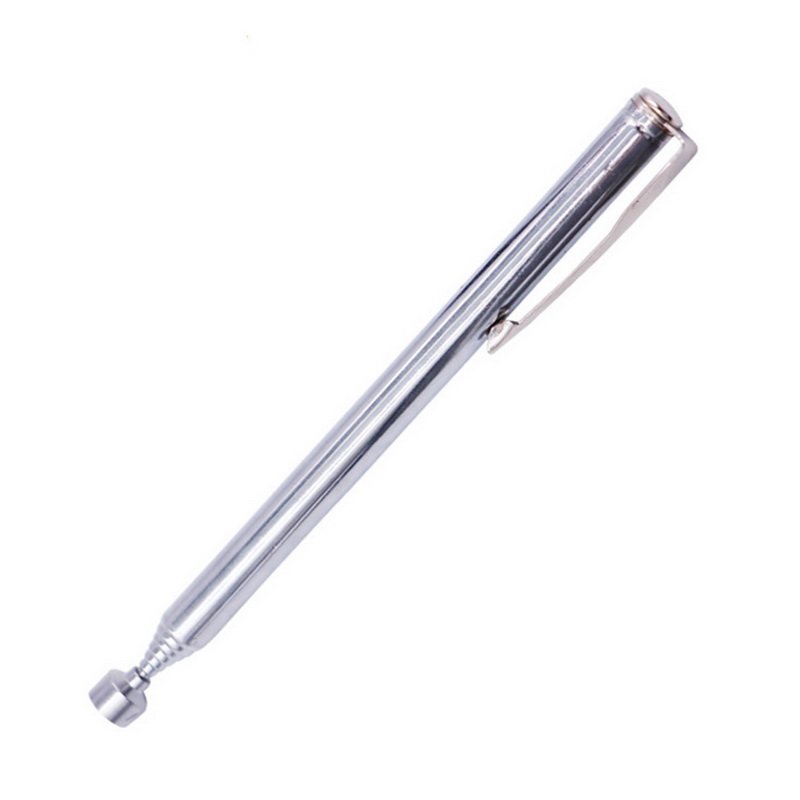 Magnetic Picker Mini Portable Telescopic Magnetic Magnet Pen Handy Tool Capacity for Picking Up Nut Bolt Extendable Pickup Tools: sliver