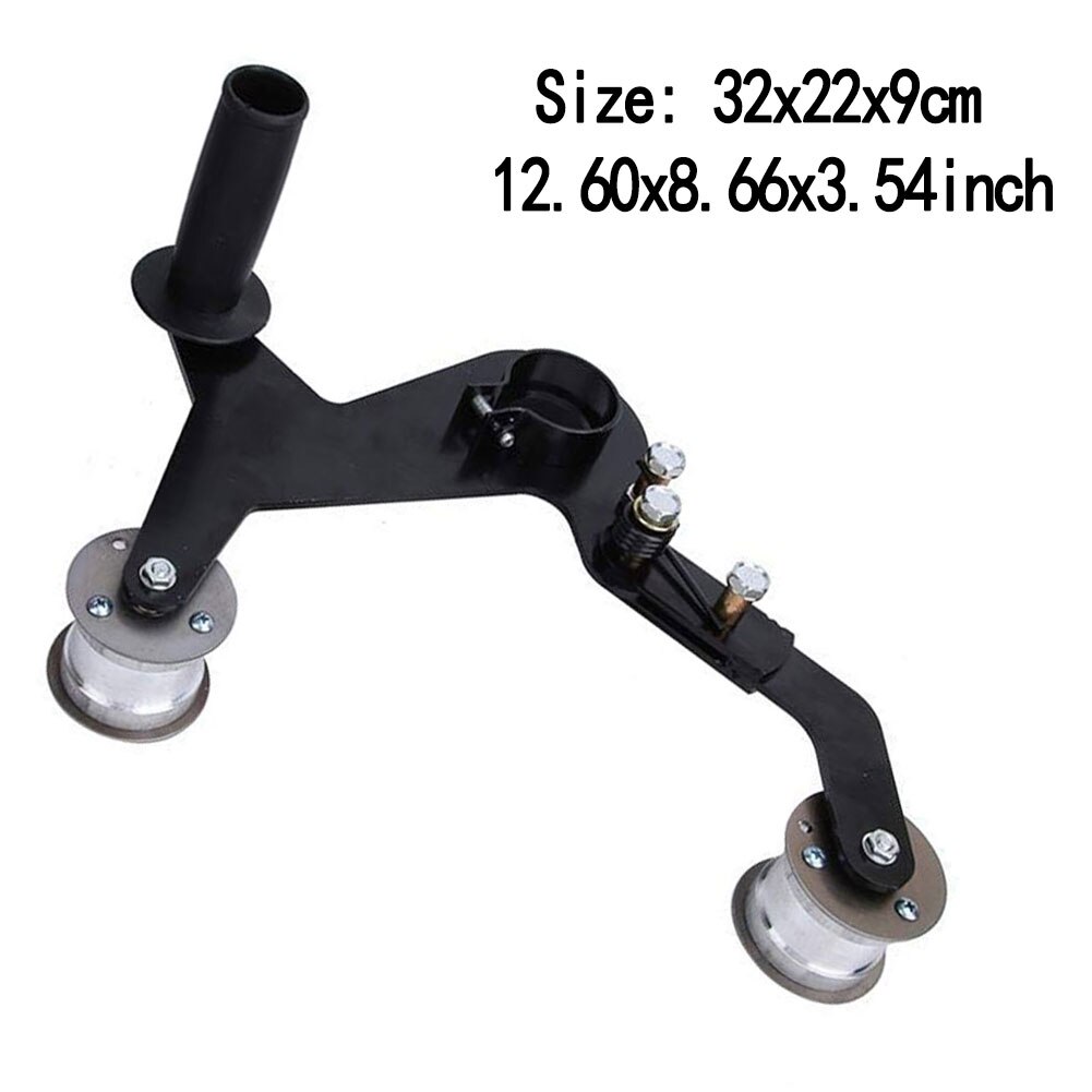 Hand Grinder Polijstmachine M14 Schuren Riem Machine Dark Red Ronde Buis Bandschuurmachine Voor Slijpen Smeden Polijsten Gemonteerd Leuningen
