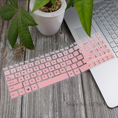 15.6&#39;&#39; Laptop Keyboard Cover Skin For Asus VivoBook Pro 15 N580G N580GD N580VD M580VD N580 M580 NX580VD YX570ZD YX570ud YX570: GradualPink