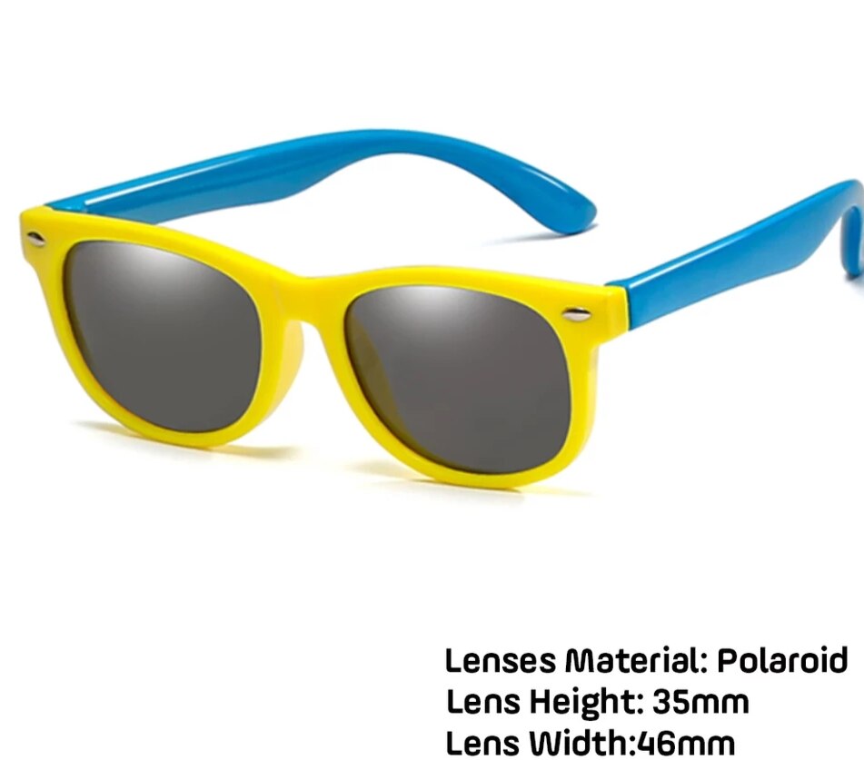 Kids Gepolariseerde Zonnebril TR90 Jongens Meisjes Zonnebril Siliconen Veiligheidsbril Cadeau Voor Kinderen Baby UV400 Eyewear: 05