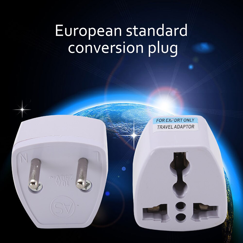 Adaptateur universel de prise ue, prise internationale chine vers ue, prise américaine, adaptateur de voyage, convertisseur de prise électrique, adaptateur de prise de courant h