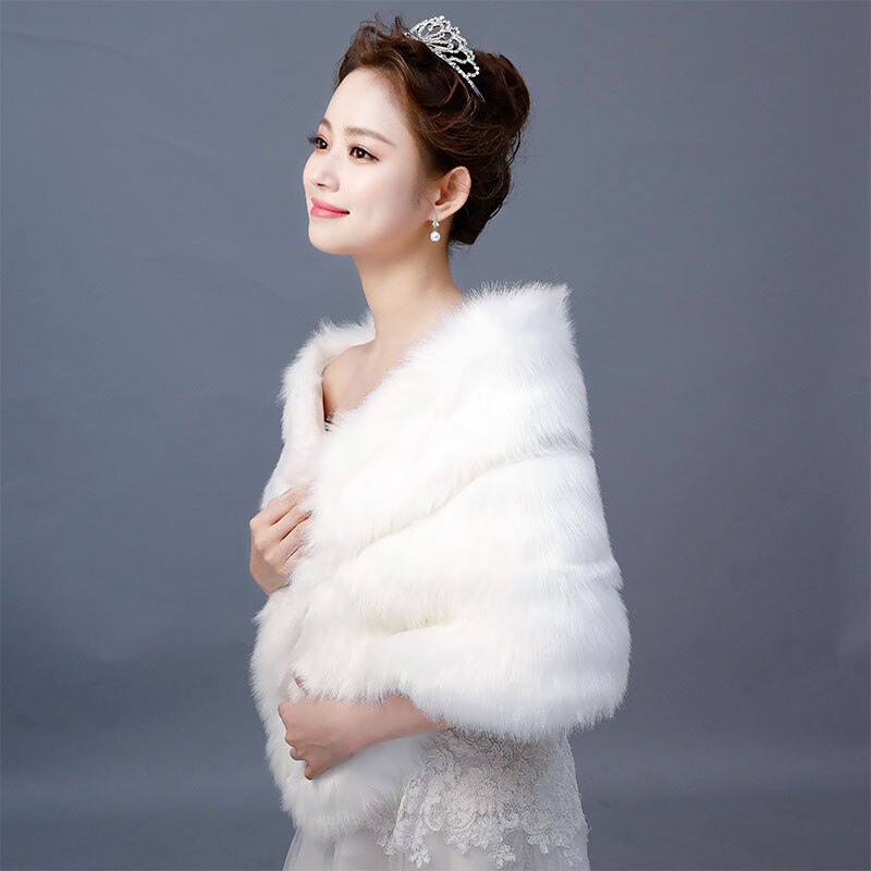 bridal fur wraps and shawls