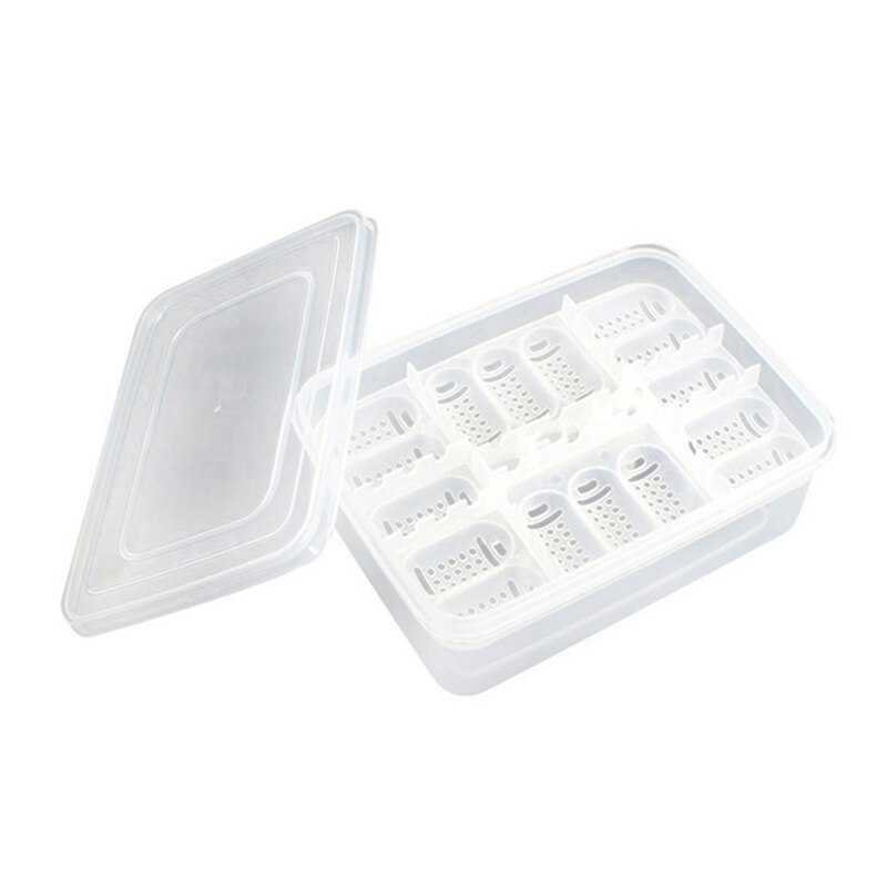 DIY 16 Grids Hatch Box Snake Lizard Reptile Egg Tray Boxes Hatching Eggs Device Climbing Pet Tortoise Turtle Incubator Supplies: Without thermometer