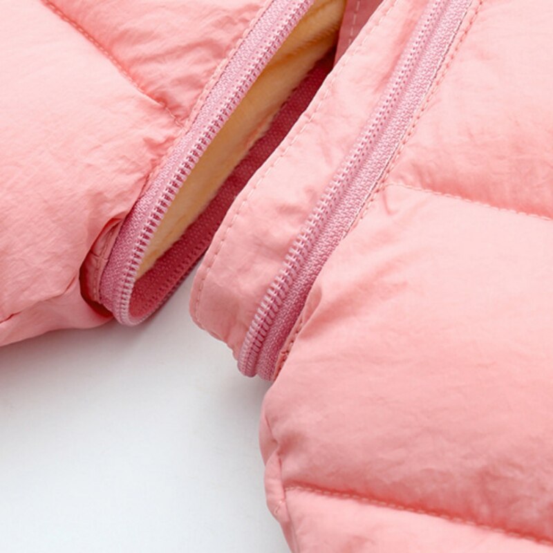 Combinaison en coton à capuche pour garçons et filles, combinaison épaisse et chaude, manches longues, avec dessin animé, 0-24M, unisexe, à la , hiver