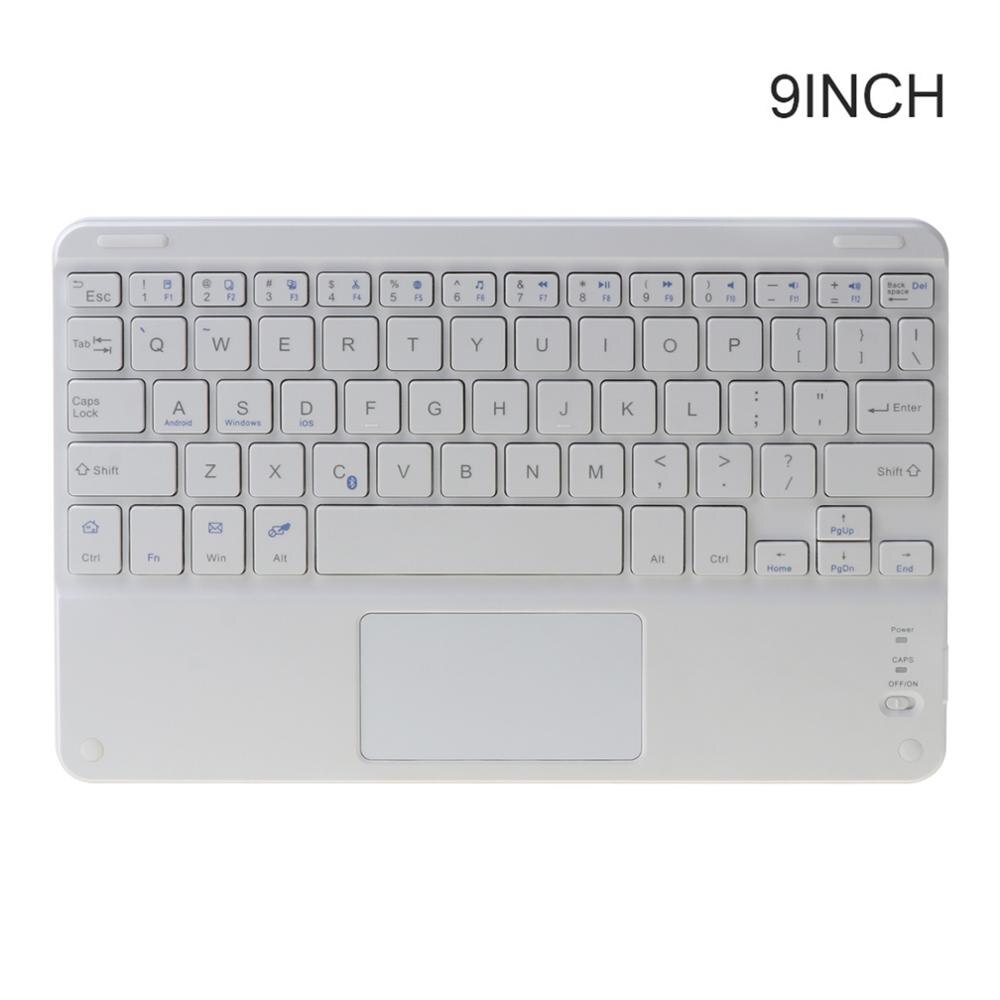 7/9/10 Inches Wireless Bluetooth Lightweight Keyboard with Touchpad Cellphone Tablet Keyboard Portable Travel Keypad: W-9