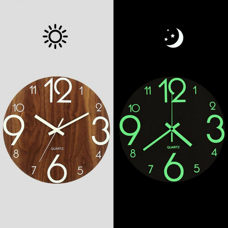 Horloge murale numérique suspendue en acrylique 3D, silencieuse, lumineuse, moderne bricolage avec chiffres numériques, pour bricolage