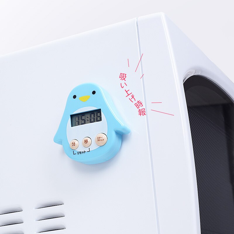 Japanese LEC kitchen timer cartoon timer student reminder timer child stopwatch alarm