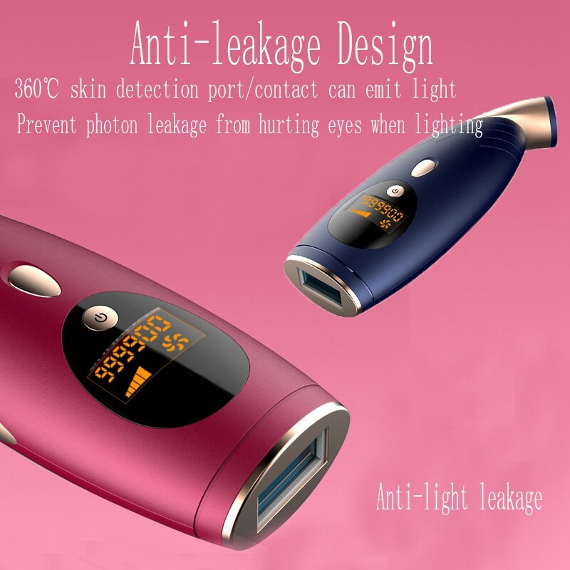 Ipl epilator gezichts- en lichaamsontharing permanente ontharing 70w flitsen bikinilijntrimmer met display sn eu-stekker