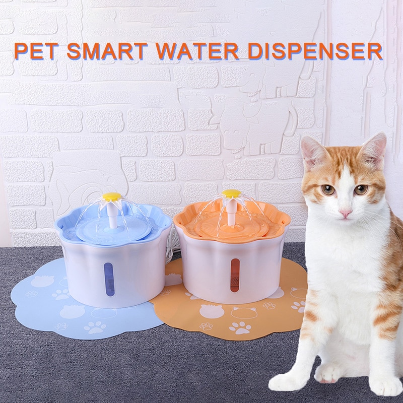 Pet Fountain 2.6L Electric Automatic Dog Water Dispenser Safe for Small Animals 2019ing