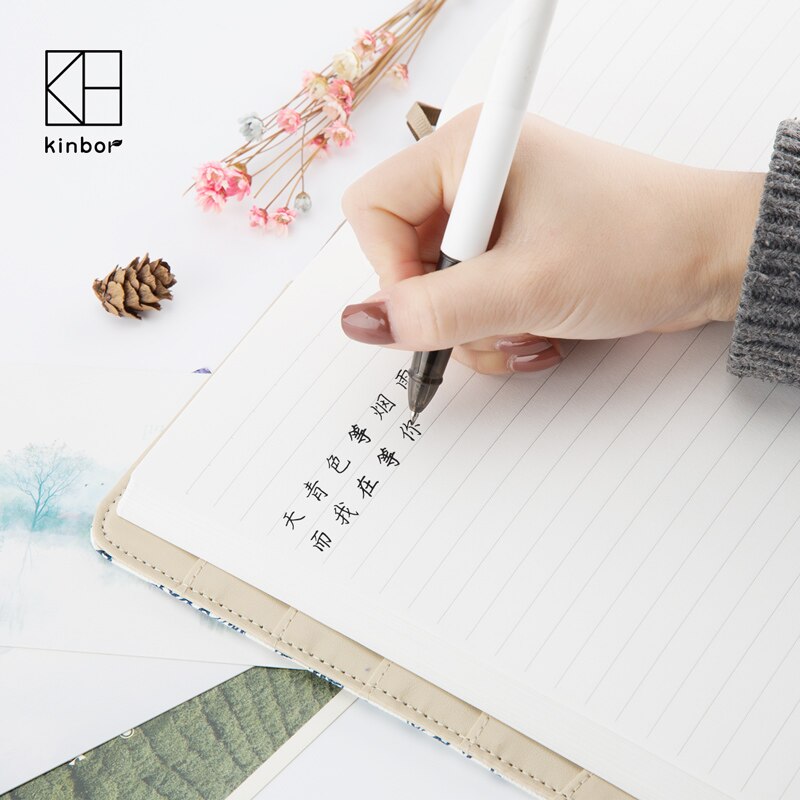 Kinbor Originele Handleiding Boek A5 Plan Deze Efficiëntie Handleiding Notebook Student Handleiding Notebook Notebook Blauw En Wit