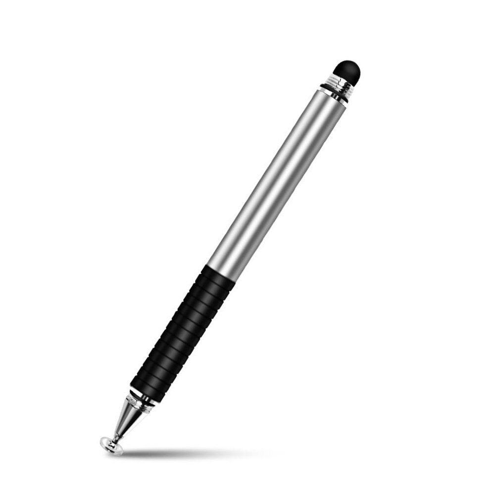 Handschrift Capacitieve Pen Transparante Zuignap Dual Touch Dot Lezen Machine Hoge Stabiliteit Metalen Schilderij Pen: gray