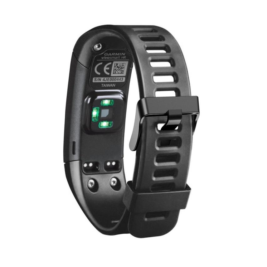 HIPERDEAL Neue Ersatz Weichen Silikon Armband Armband Armband Für Garmin Vivosmart HR 17Dec21: Black