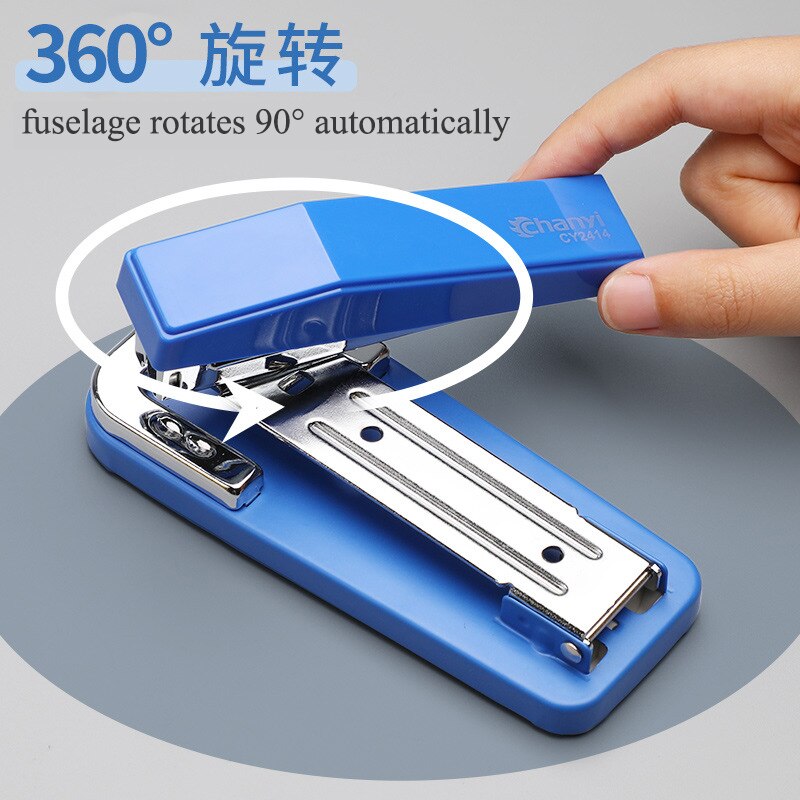 Rotary Stapler 360 Degree Student Large Labor-saving Stapler In The Sewing Machine Office Supplies