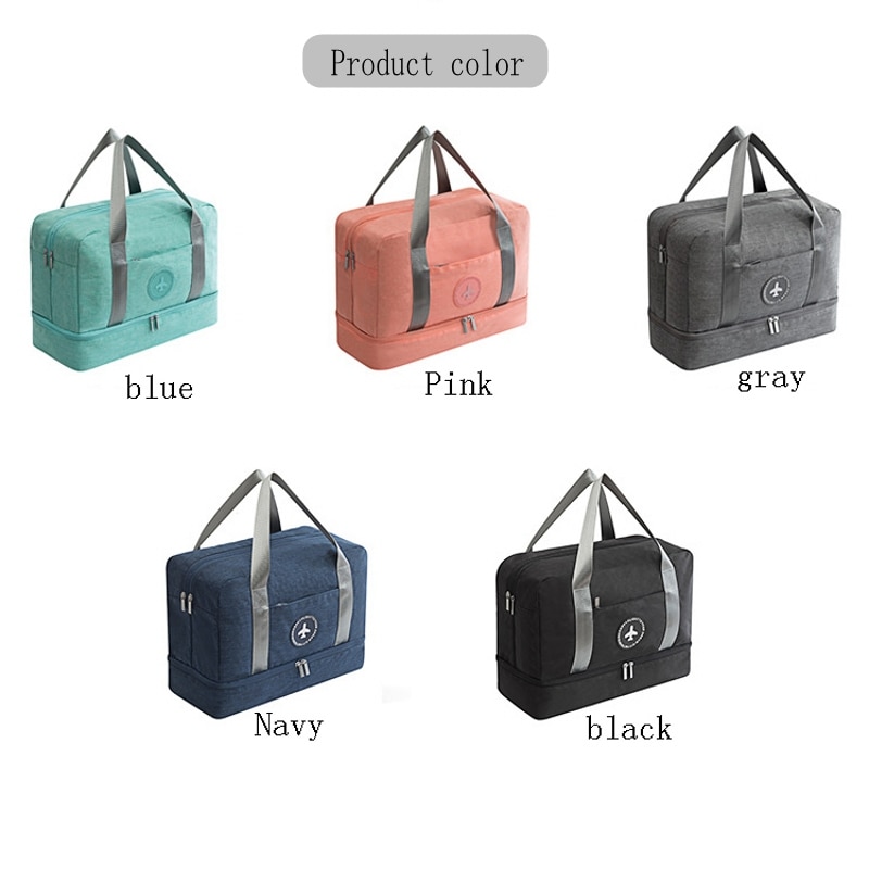 style double wet and dry separation bag waterproof portable beach shoes bags travel accessories organizer bag