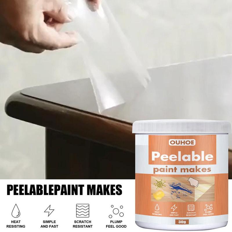 Furniture Peelable Paint Paneling Cabinets Smooth Heat Resisting Polishing Chairs Paint Kitchen Tool