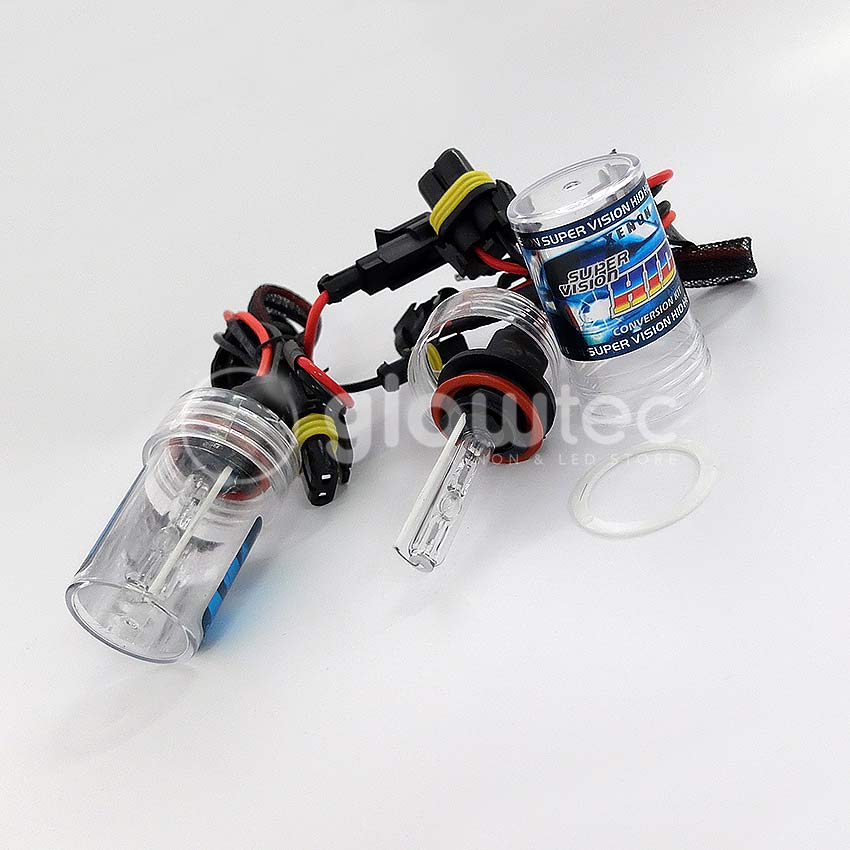 XENON 1 paar 35 w H11 5000 k Lamp HID Xenon Lamp Licht Auto Koplamp Vervanging 5000 k gratis GLOWTEC