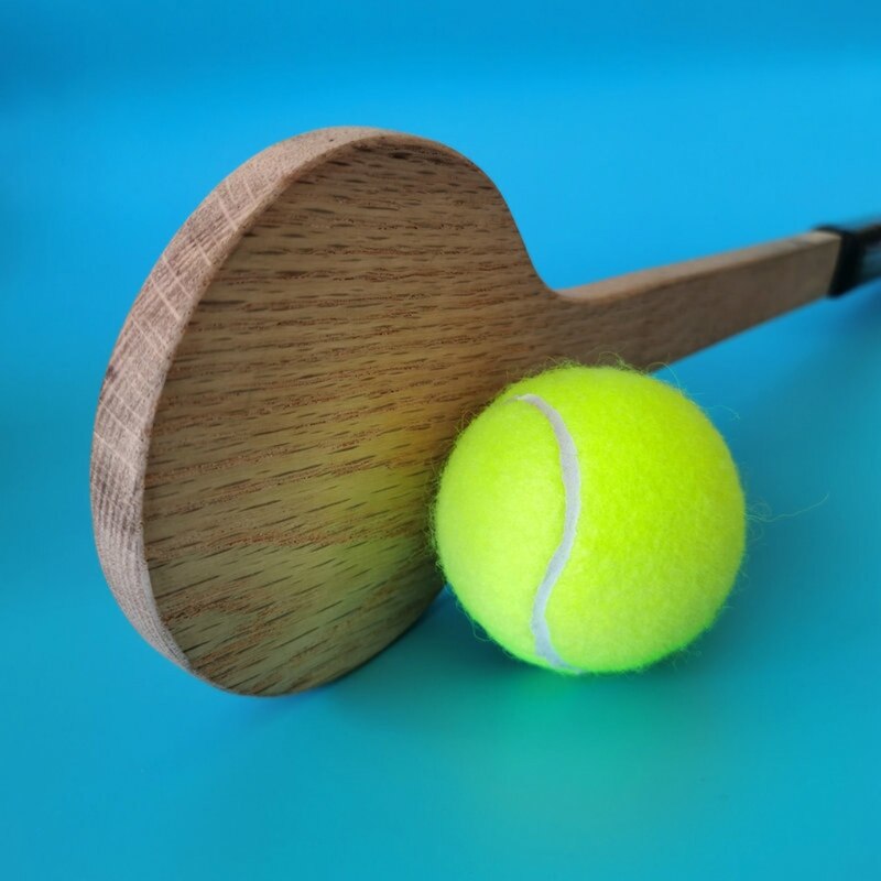 Tennis Pointer Houten Tennis Lepel Tennis Houten Racket Voor Batting Nauwkeurig Hit Praktijk Verbeteren Spot T4MF