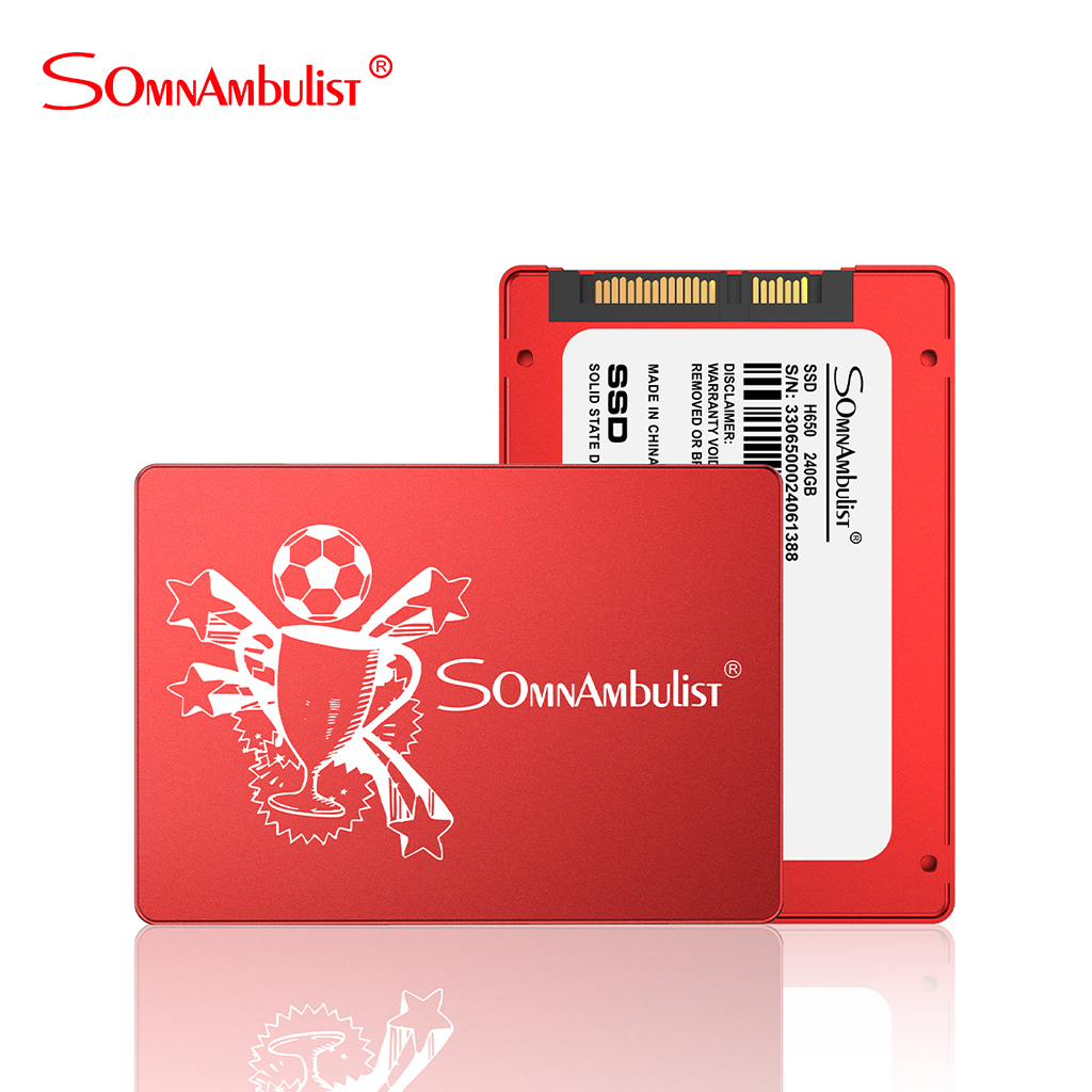 Metal red SSD 60gb 120gb high-speed solid state drive HD 480GB 960GB 1TB 480G hard drive for PC desktop notebook computers