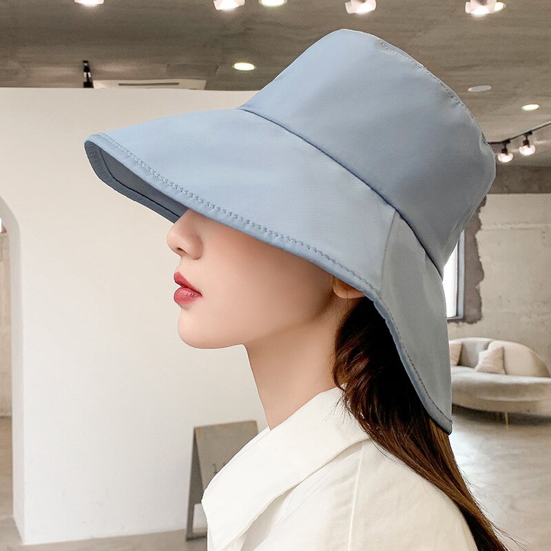 Bucket Hat - Damen Sommerhut - Casual Outdoor Sport - Breiter Rand Sonnenhut