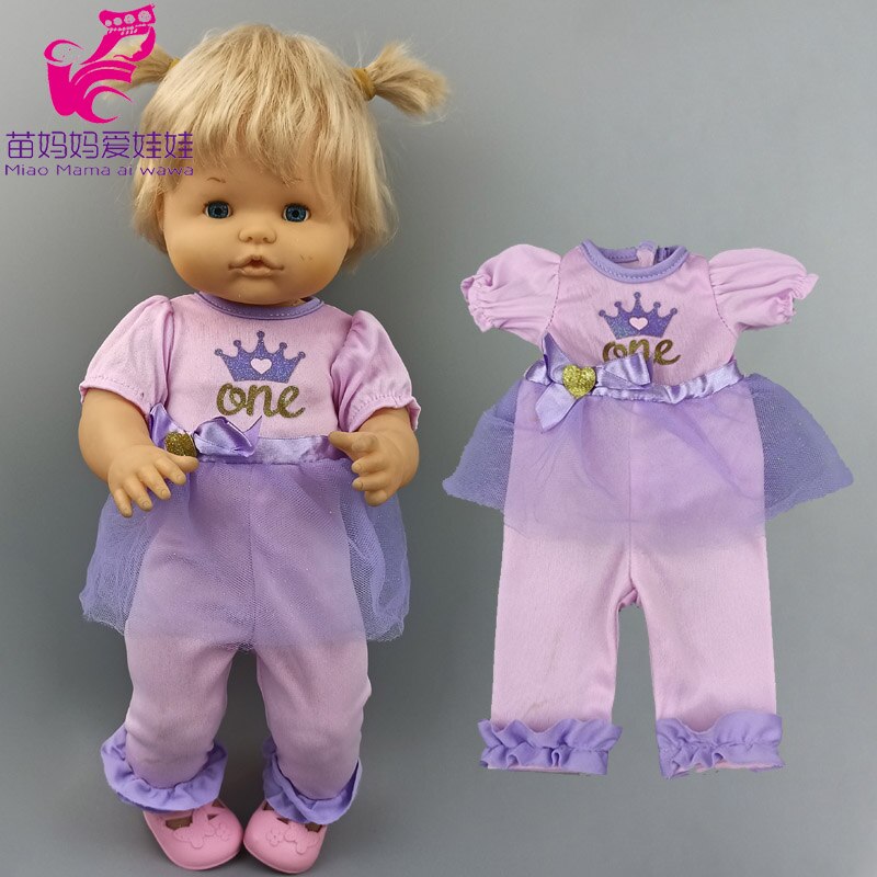 38 cm babydoll roupas para 40cm nenuco ropa y su hermanita boneca roupas acessórios: A11