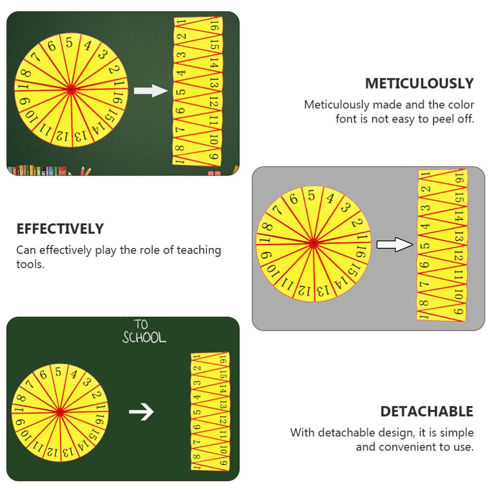 1pc Formula Derivation Model Class Tool Teaching AIDS Circular Area Demonstrator for Teacher Student School Home