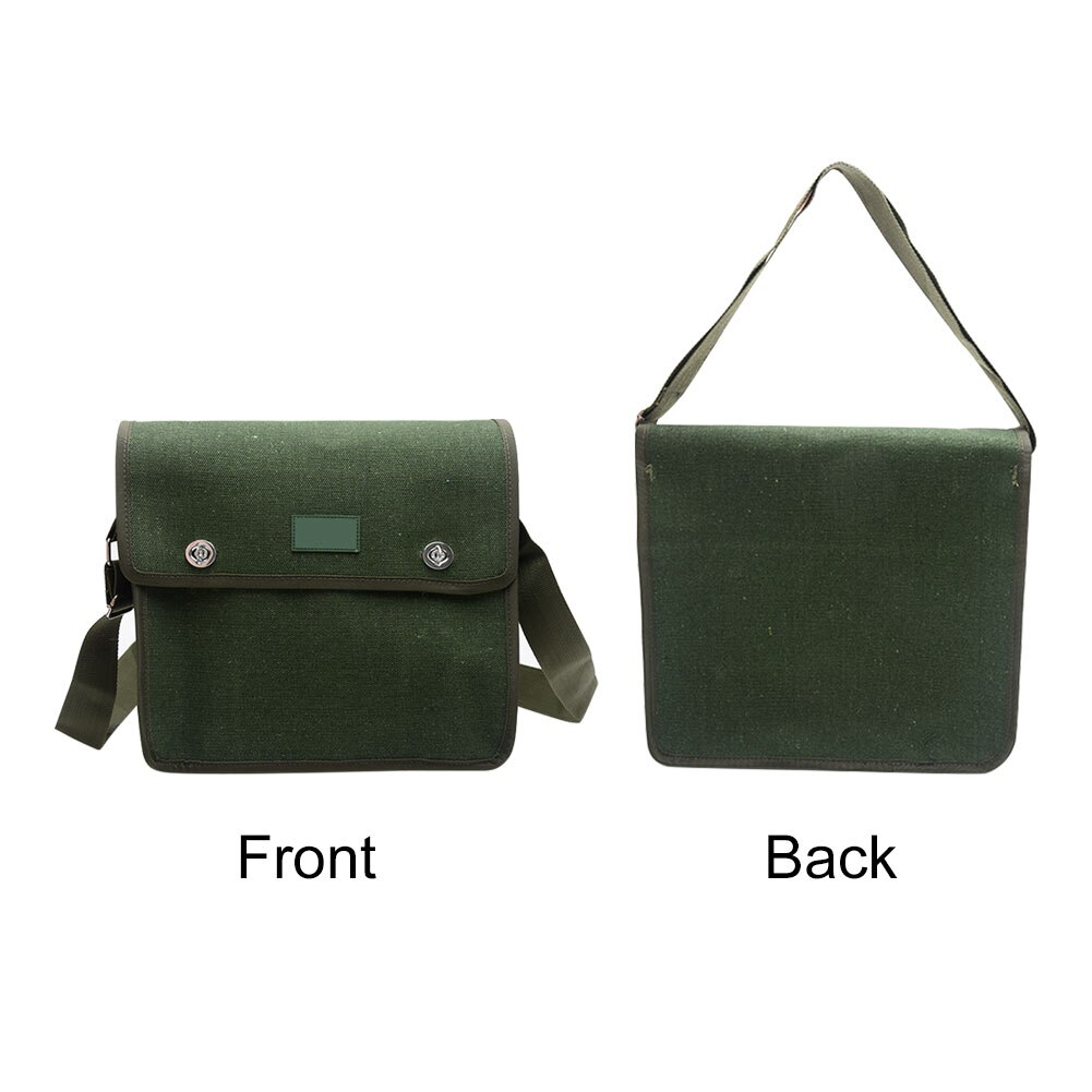 Electrician Tool Storage Bag Multi Pockets Double Layer Thickened Larger Capacity Carrying Canvas Repairing Heavy Duty Portable