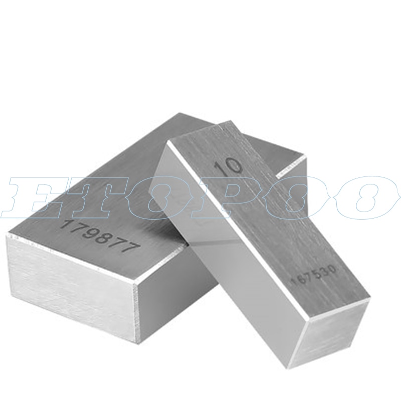 10mm, 20mm, 30mm, 40mm, 50mm Precisie Blok Gauge Meet Gage Blok Stalen Vierkante Gage Meten schuifmaat micrometer