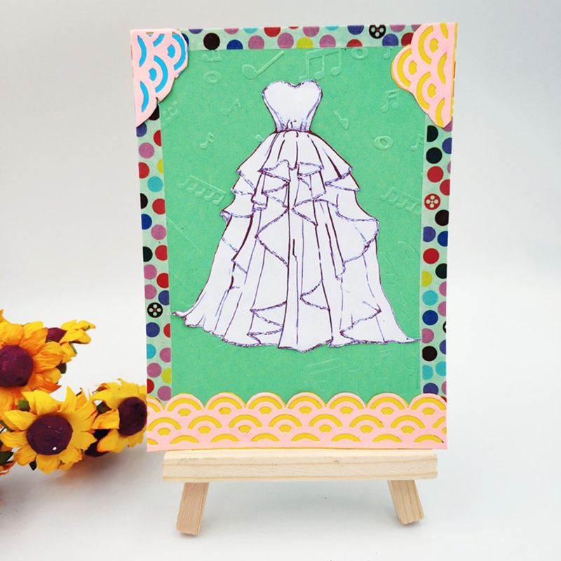 Ze stali węglowej serca ślub sukienka tłoczenie umierać tłoczenie szablon szablon formy papier robić majsterkowania Sztuka rękodzieło księga gości zakładek „ hotele ”oraz „ wynajem samochodów” na górze karty wystrój