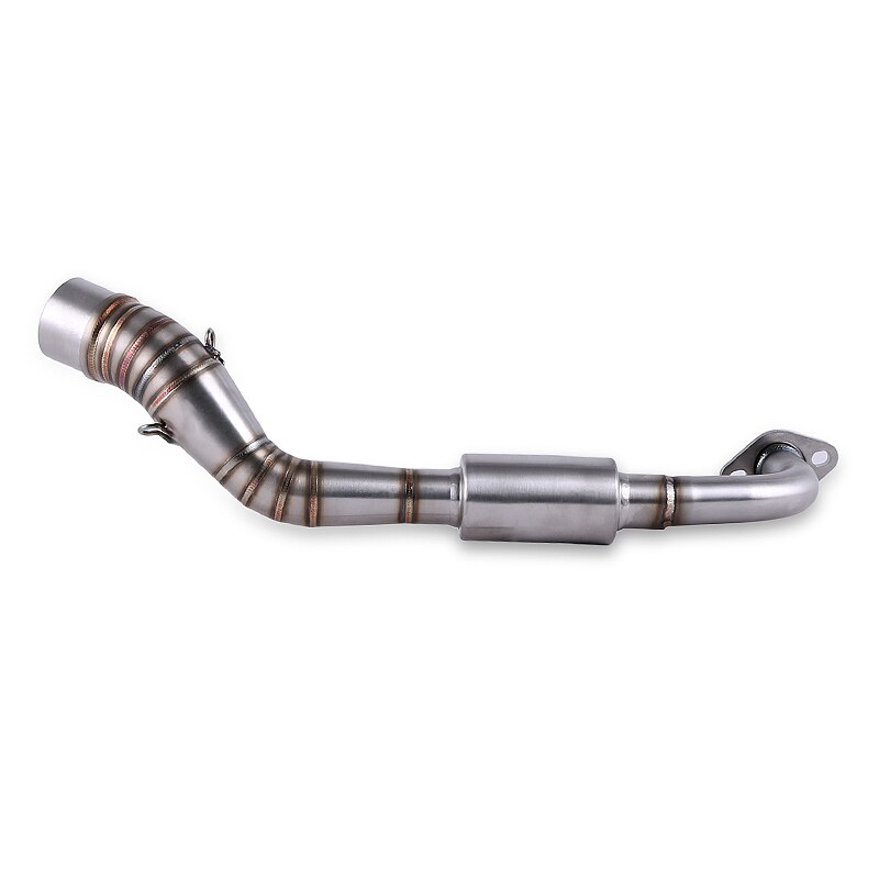 NMAX155 Motorcycle Exhaust Pipe Scooter Front of Exhaust Pipe Stainless Steel Slip On Full System For YAMAHA NMAX 155 N MAX 155: down noise