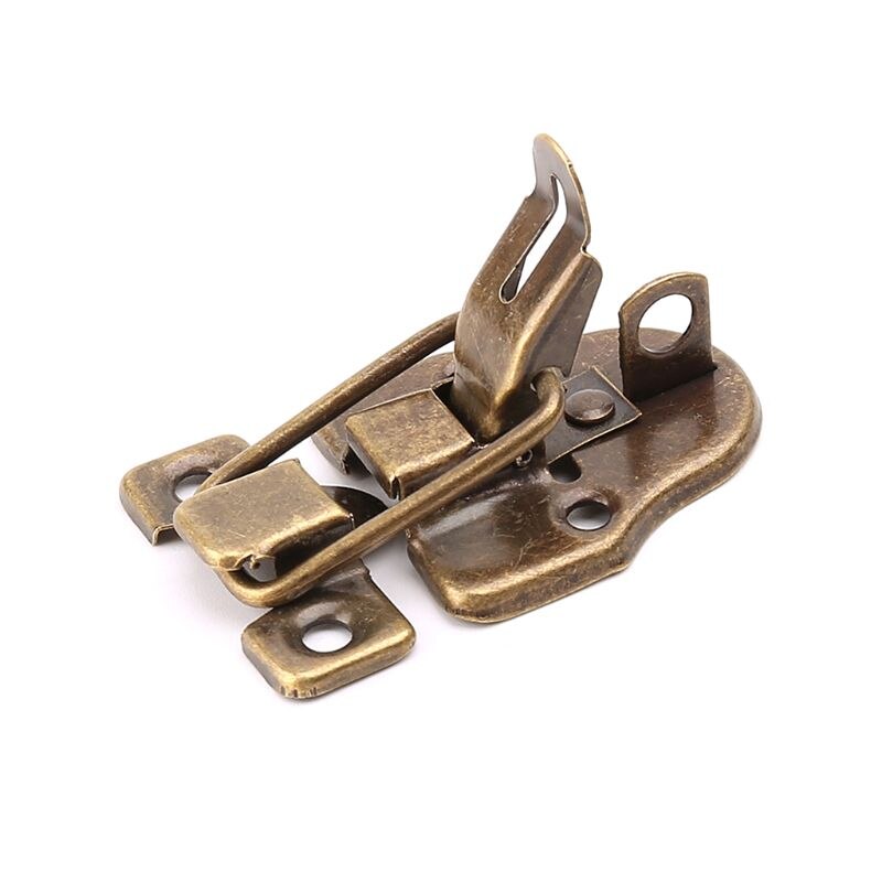 Cerradura de caja de herramientas Vintage, hebilla de Metal antigua, caja de maleta, cierre de palanca, cerrojo, herrajes para muebles
