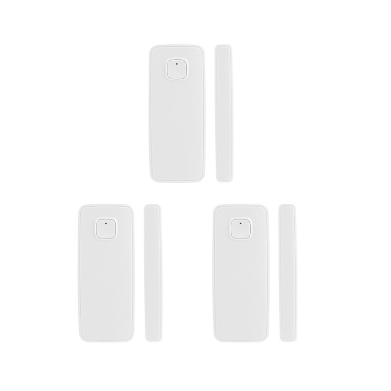 AAA Battery Powered Alexa Google Home Tuya Smart WiFi Door Window Contact Sensor Smart Life APP Alarm Sensor Notifications: 3