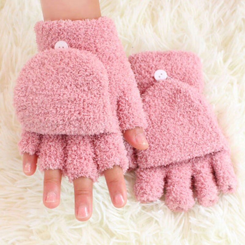 Guantes de lana para mujer y niña, guante de invie... – Grandado