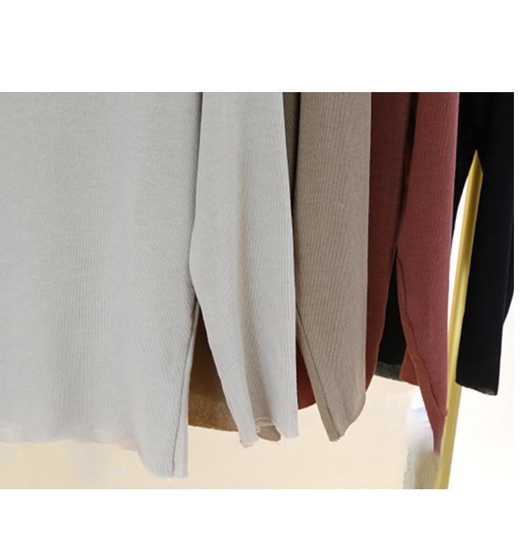 Meisjestrui coltrui katoen jongens meisjestruien hoge hals voor de winter kinderen gebreide tops gebreide trui jongens zwarte herfsttops: Zwart / 24m