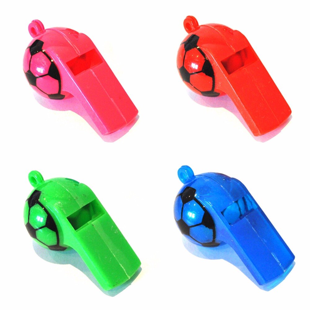 Football Soccer Rugby Cheerleading Whistles Pea Fans Whistle For Kids Musical Instrument Toys Random Color 2 Pcs