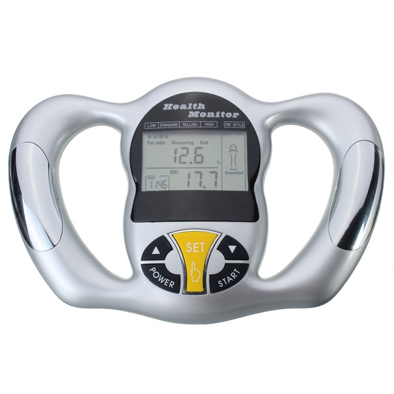 Mini Digitale LCD Draagbare Digitale Handheld Body Mass Index BMI Meter Gezondheid Vet Analyzer Monitor