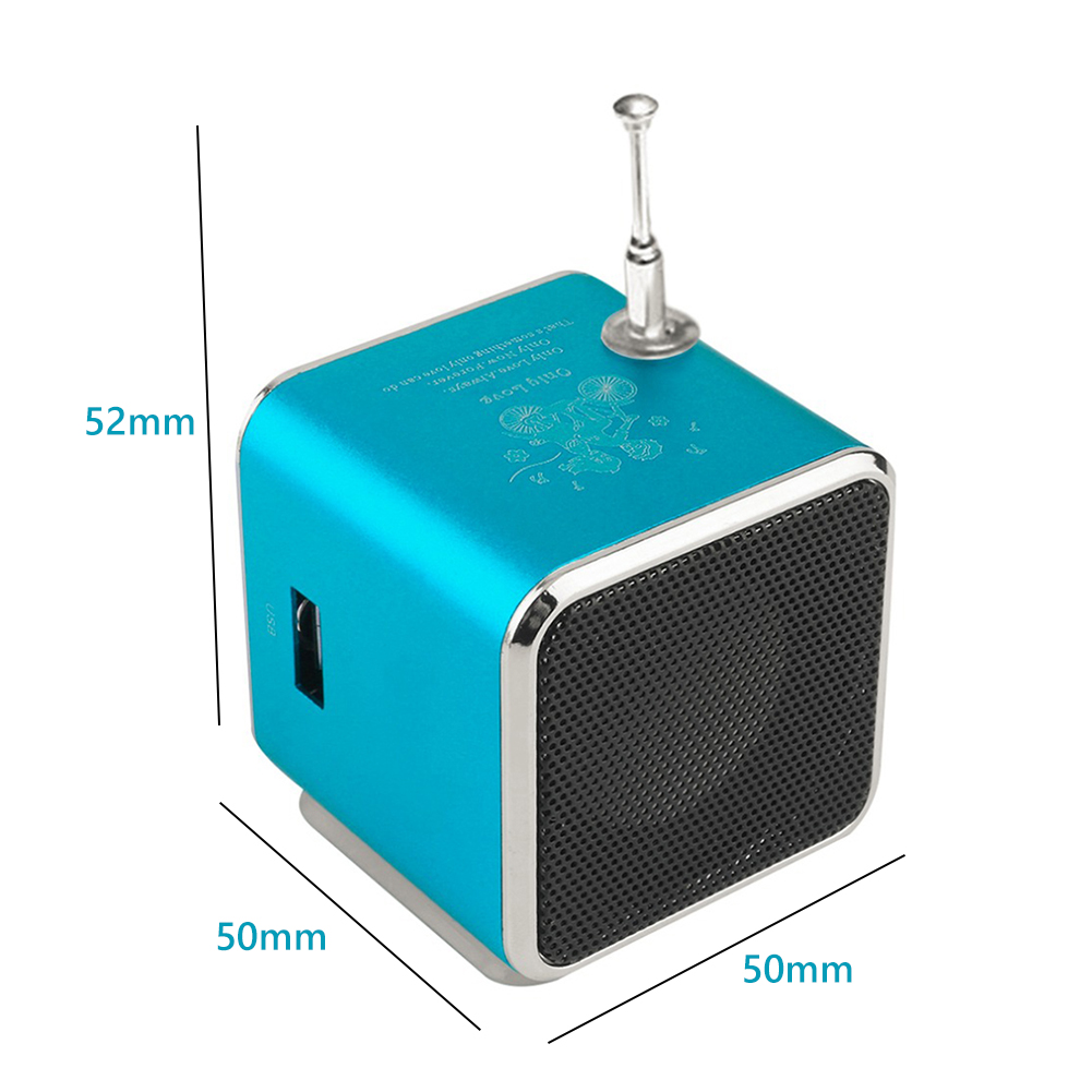TD-V26 Głośnik Mini Bluetooth 5.0 Odbiornik radiowy FM Odtwarzacz MP3 Soundbar Karta TF