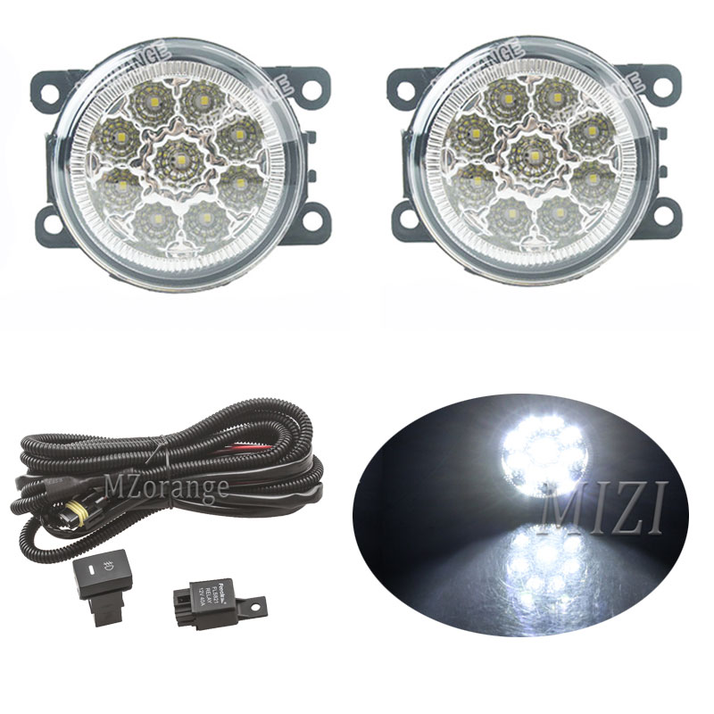 Fog Lights for Nissan Note E11 Navara D40 Pathfinder R51 Armada Frontier Xterra Titan Leaf Terrano Fog Light Headlight Fog Lamp: Model B and wires