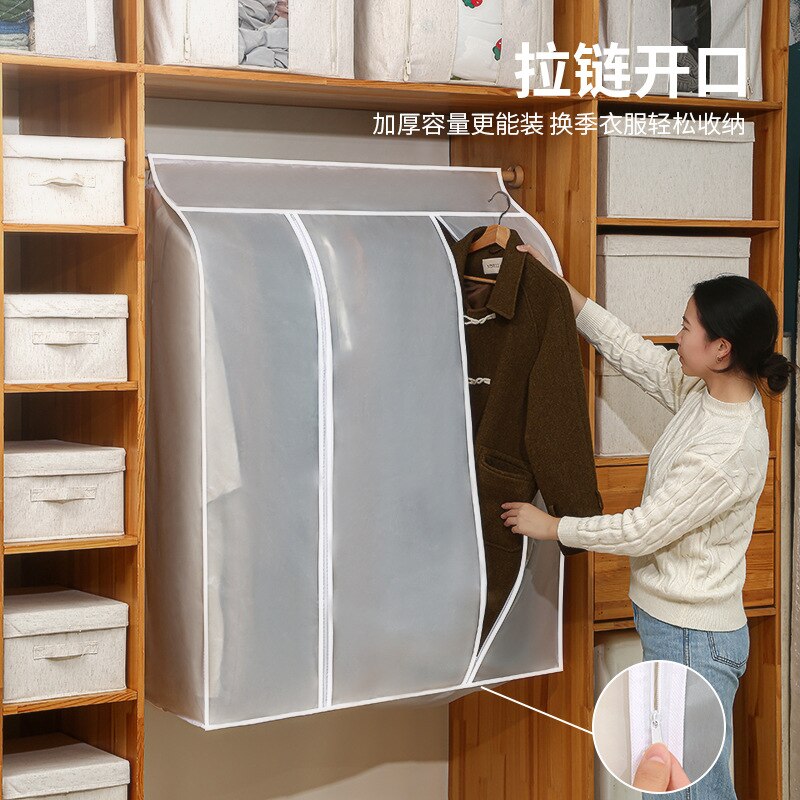 Storage Bags Waterproof Dustproof Clothes Big Dust Cover For Garment Suit Dress Coat Cloths Protector Hanging Organizer Wardrobe
