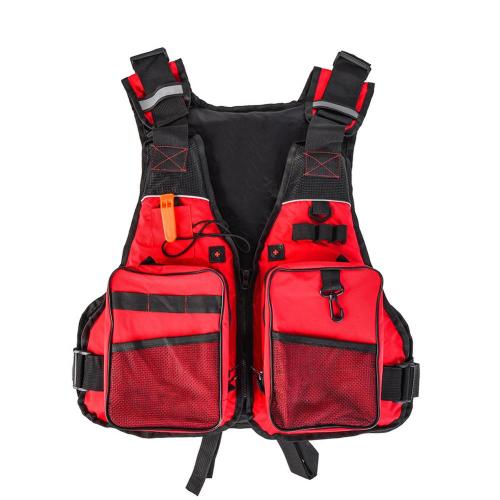 45% Discounts ! Outdoor Adjustable Floating Fly Fishing Jacket Multi-pocket Waistcoat: Red