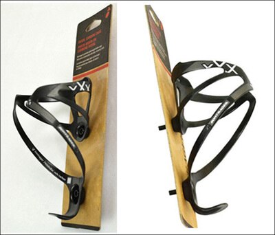 XXX-portabotellas de carbono para bicicleta, soporte ligero para bicis, 18g, negro, Ud, mate: card cage 2pcs
