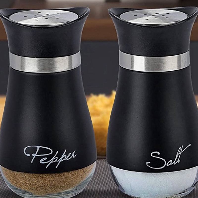 2Pcs Stainless Steel Seasoning Bottle Kitchen Supplies Barbecue Tools Chili Seasoning Pot MSG Salt Pot Seasoning Bottle
