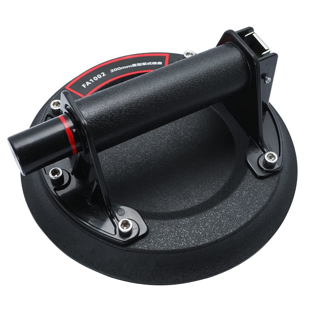 Vacuum Suction Cup 8inch Heavy Duty Vacuum Lifter for Granite Tile Glass Manual Lifting Maximum Load 200KG: C