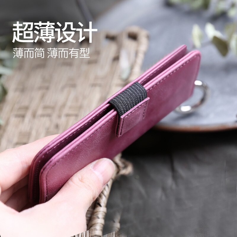 Women's leather key chain, individual , simple mini head leather, Korean lovely home key bag