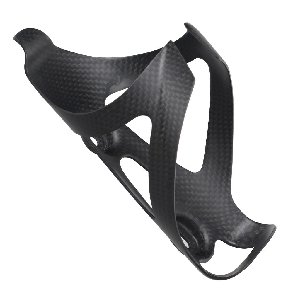 Lixada Super Licht Radfahren Carbon Faser Fahrrad Flasche Käfig Radfahren Wasser Flasche Halter bidonhouder carbon tasse halter für bike: Matte Black