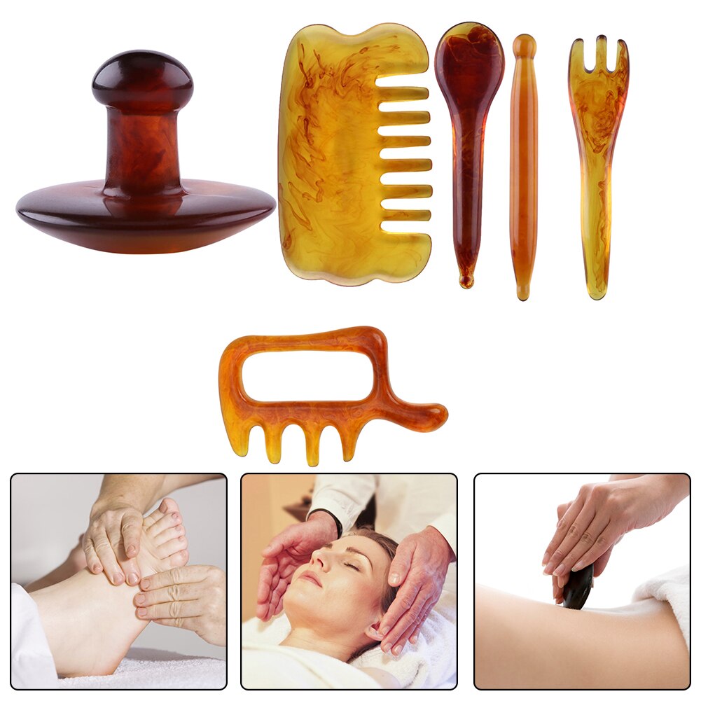 Praktische Natuurlijke Wax Schrapen Tool Guasha Board Acupunt Massage Gezicht Afslanken Schraper Gezondheidszorg Gezichtsverzorging Gereedschap