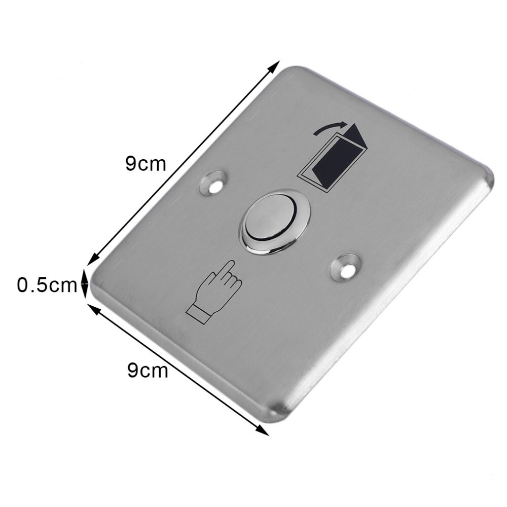 Convenient Stainless Steel Switch Panel Door Exit Push Home Release Button Access Control K14 Gate Opener Access